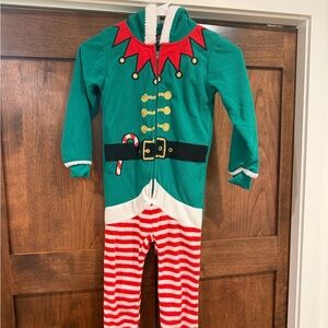 Festive Elf Costume Onesie Size 4/5